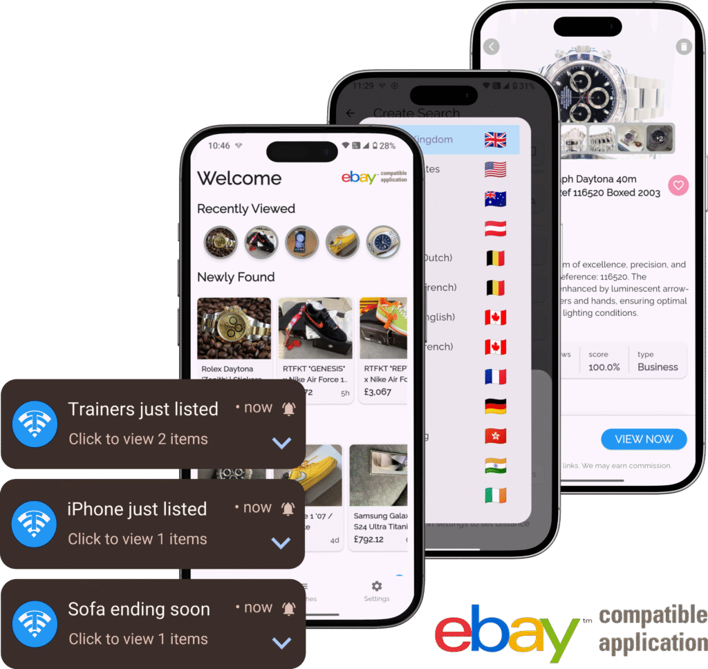 Trove eBay Alerts & Notifications App